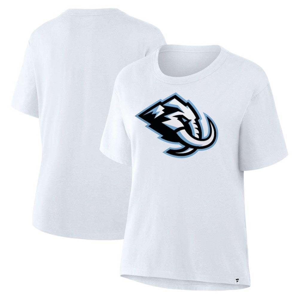 Utah Mammoth Fanatics Women's Primary Logo Legacy T-Shirt - White - NHL 203124250