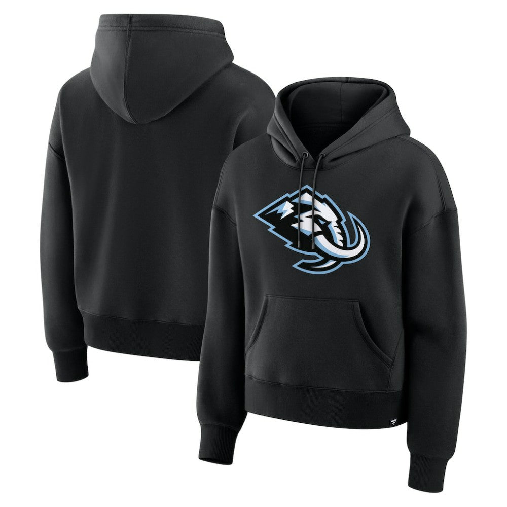 Utah Mammoth Fanatics Women's Essential Hoodie - Black - NHL 203124267