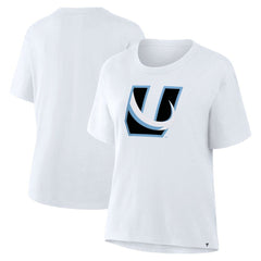 Utah Mammoth Fanatics Women's Alternate Logo Legacy T-Shirt - White - NHL 203124281
