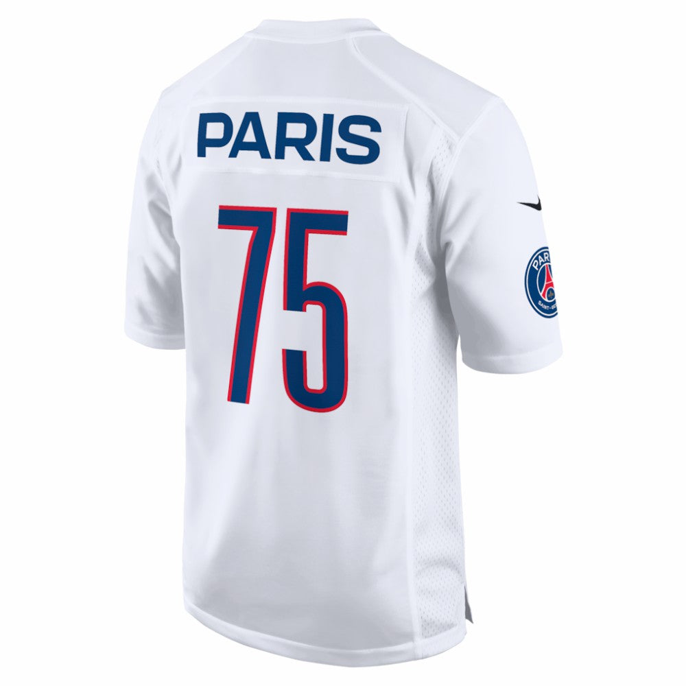 Paris Saint-Germain 2025 Soccer x NFL Game Jersey White - Nike
