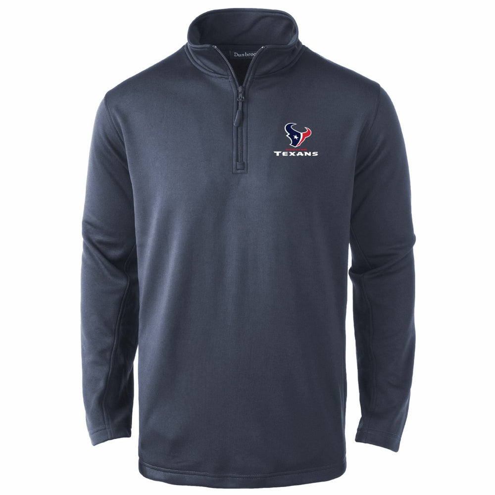 Houston Texans Dunbrooke Unisex All-Star Tech Quarter-Zip Pullover Navy