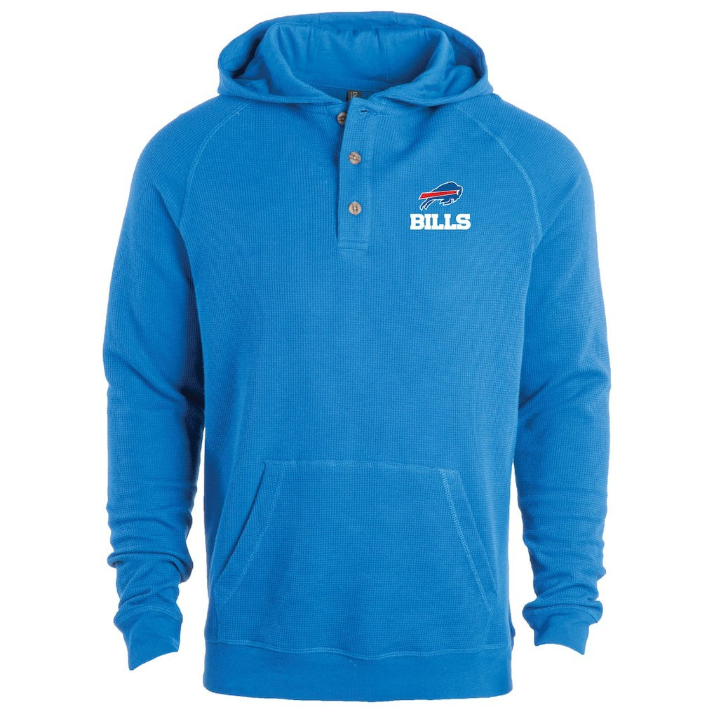 Buffalo Bills Dunbrooke Montana Raglan Thermal Hoodie Royal
