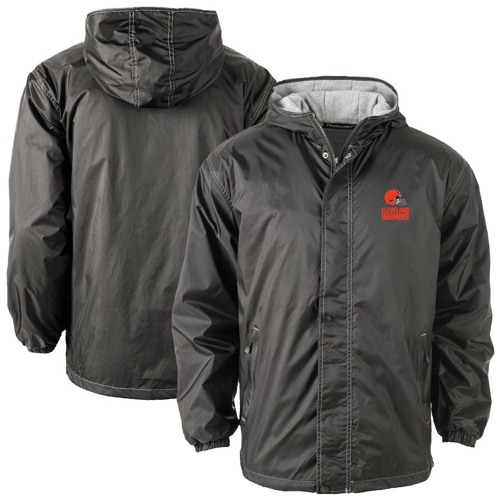 Cleveland Browns Dunbrooke Logo Legacy Stadium Full-Zip Hooded Jacket Black