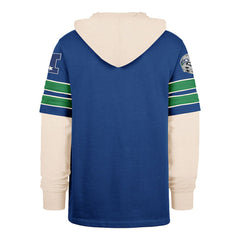 47 brand Seattle Seahawks '47 Big & Tall Split Zone Cornerback Hoodie Royal