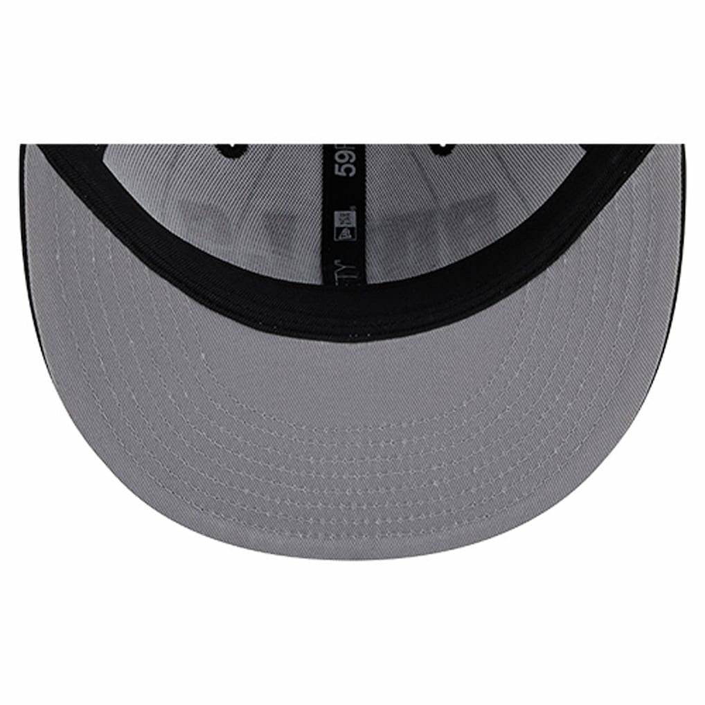 Chicago Bulls Wordmark Pinstripe 59FIFTY Fitted Hat White | New Era discount