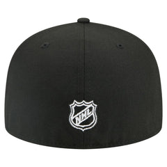 Los Angeles Kings New Era Faded Lines 59FIFTY Fitted Hat - Black - NHL 203126867