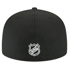 New Jersey Devils New Era Faded Lines 59FIFTY Fitted Hat - Black - NHL 203126873