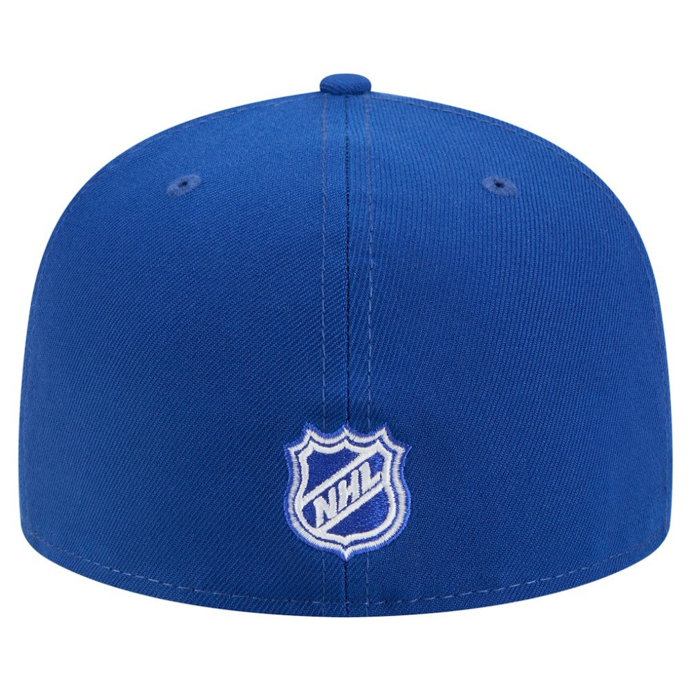 New York Rangers New Era Faded Lines 59FIFTY Fitted Hat - Blue - NHL 203126874