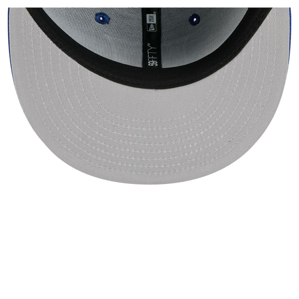 New York Rangers New Era Faded Lines 59FIFTY Fitted Hat - Blue - NHL 203126874