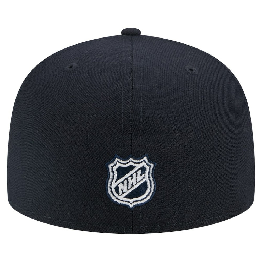 Seattle Kraken New Era Faded Lines 59FIFTY Fitted Hat - Deep Sea Blue - NHL 203126876