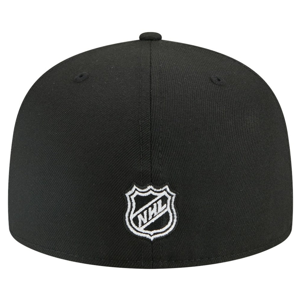 Pittsburgh Penguins New Era Faded Lines 59FIFTY Fitted Hat - Black - NHL 203126878