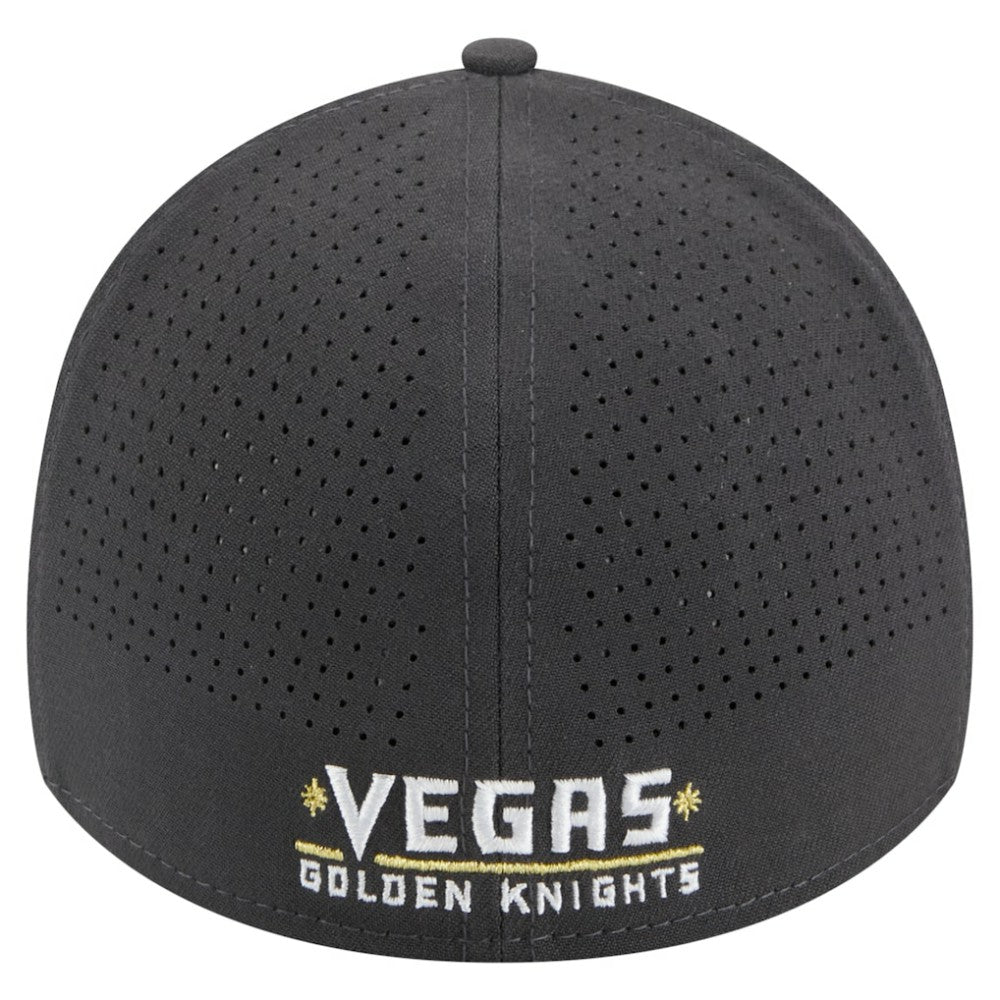 Vegas Golden Knights New Era Zig Zag 39THIRTY A-Frame Perforated Flex Hat - Gray - NHL 203126879