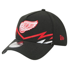Detroit Red Wings New Era 39THIRTY A-Frame Perforated Flex Hat - Black - NHL 203126880