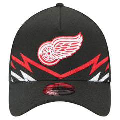 Detroit Red Wings New Era 39THIRTY A-Frame Perforated Flex Hat - Black - NHL 203126880