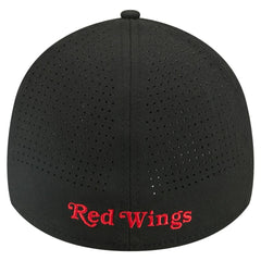 Detroit Red Wings New Era 39THIRTY A-Frame Perforated Flex Hat - Black - NHL 203126880