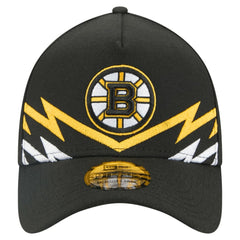 Boston Bruins New Era 39THIRTY A-Frame Perforated Flex Hat - Black - NHL 203126881