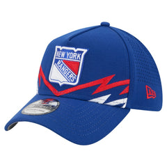 New York Rangers New Era 39THIRTY A-Frame Perforated Flex Hat - Blue - NHL 203126884
