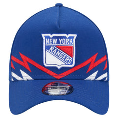New York Rangers New Era 39THIRTY A-Frame Perforated Flex Hat - Blue - NHL 203126884
