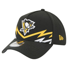 Pittsburgh Penguins New Era 39THIRTY A-Frame Perforated Flex Hat - Black - NHL 203126886