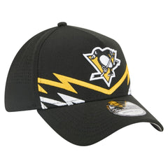 Pittsburgh Penguins New Era 39THIRTY A-Frame Perforated Flex Hat - Black - NHL 203126886