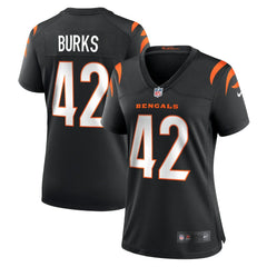 Nike Oren Burks Cincinnati Bengals Women's Team Game Jersey Black