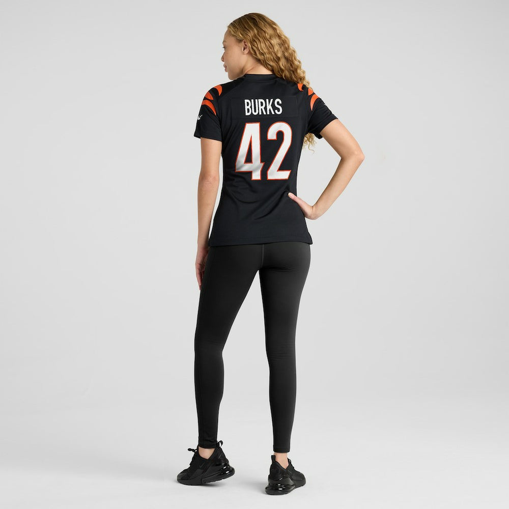 Nike Oren Burks Cincinnati Bengals Women's Team Game Jersey Black