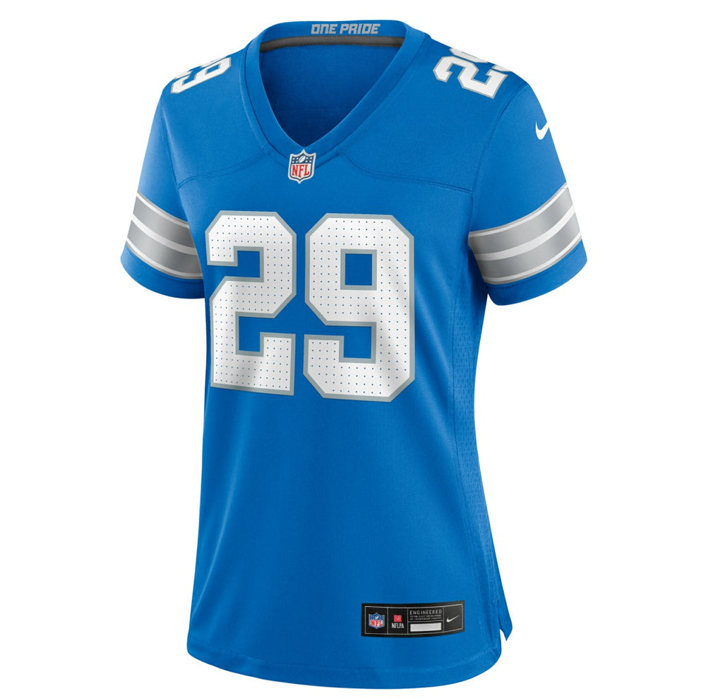 Nike Avonte Maddox Detroit Lions Women's Team Game Jersey Blue