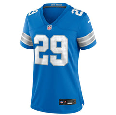 Nike Avonte Maddox Detroit Lions Women's Team Game Jersey Blue