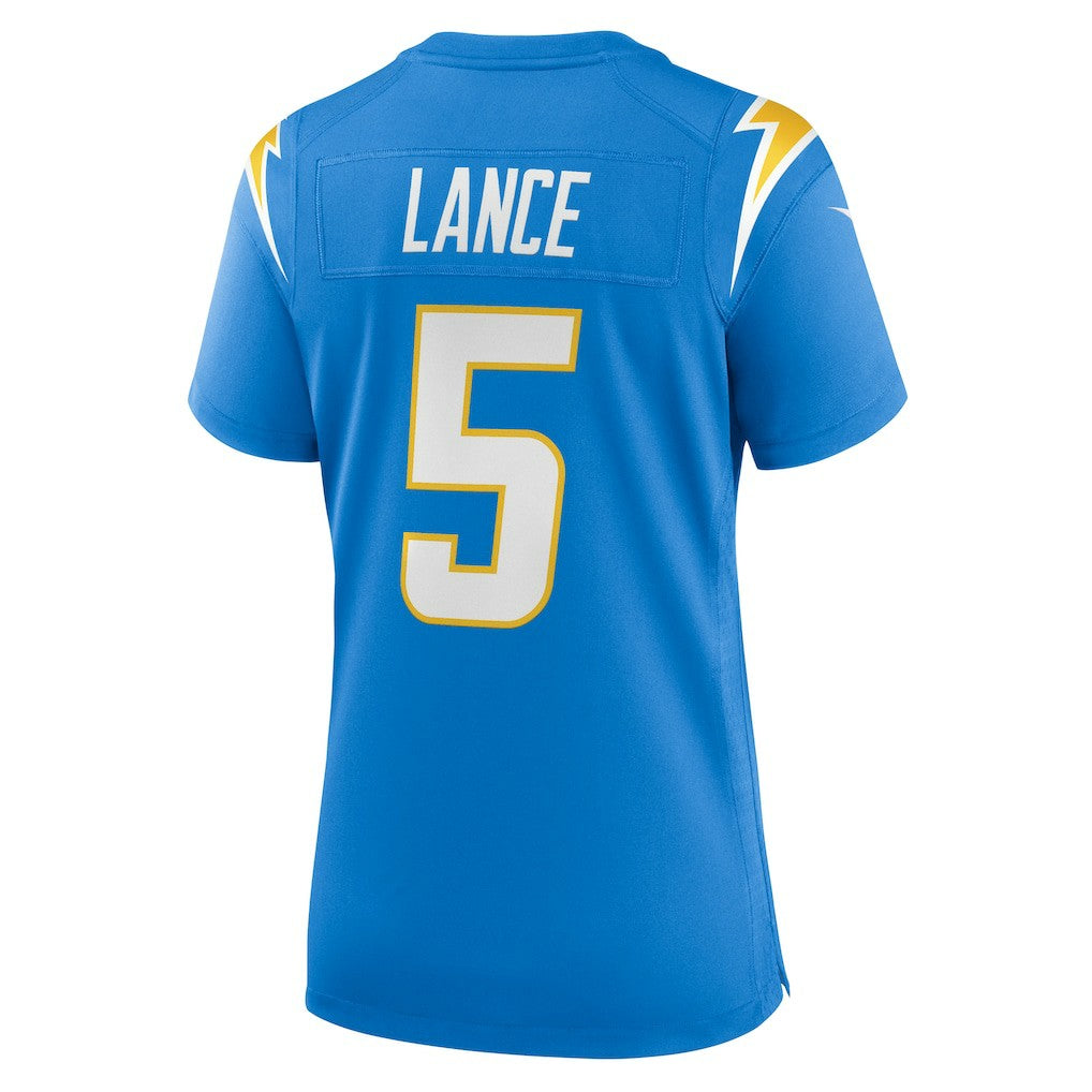 Nike Trey Lance Los Angeles Chargers Women's Team Game Jersey Powder Blue