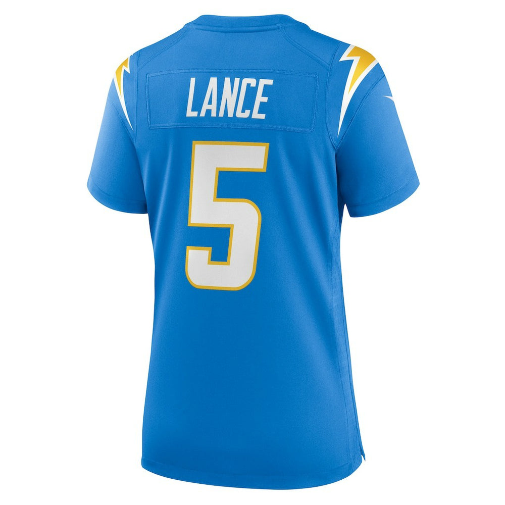 Nike Trey Lance Los Angeles Chargers Women's Team Game Jersey Powder Blue