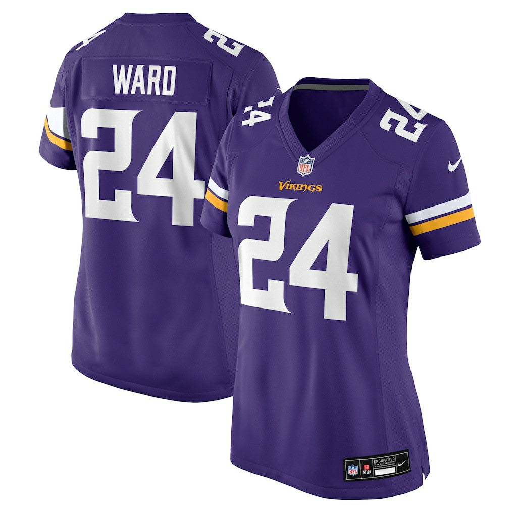 Nike Jay Ward Minnesota Vikings Women's Team Game Jersey Purple