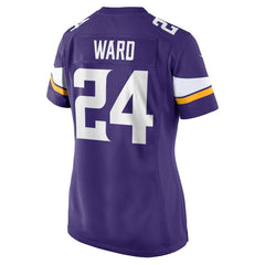 Nike Jay Ward Minnesota Vikings Women's Team Game Jersey Purple
