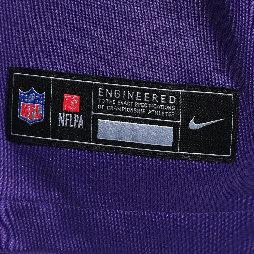 Nike Jordan Mason Minnesota Vikings Team Game Jersey Purple