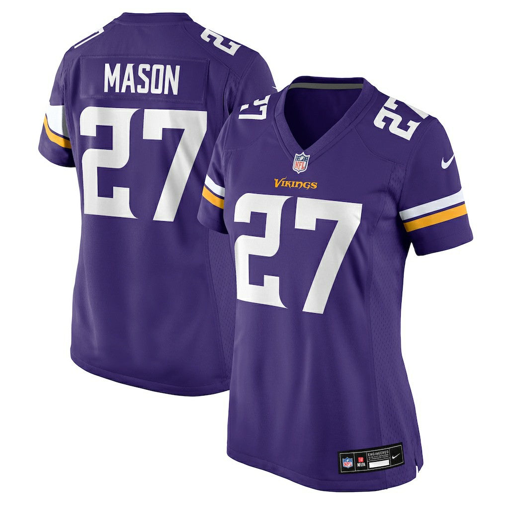 Nike Jordan Mason Minnesota Vikings Women's Team Game Jersey Purple