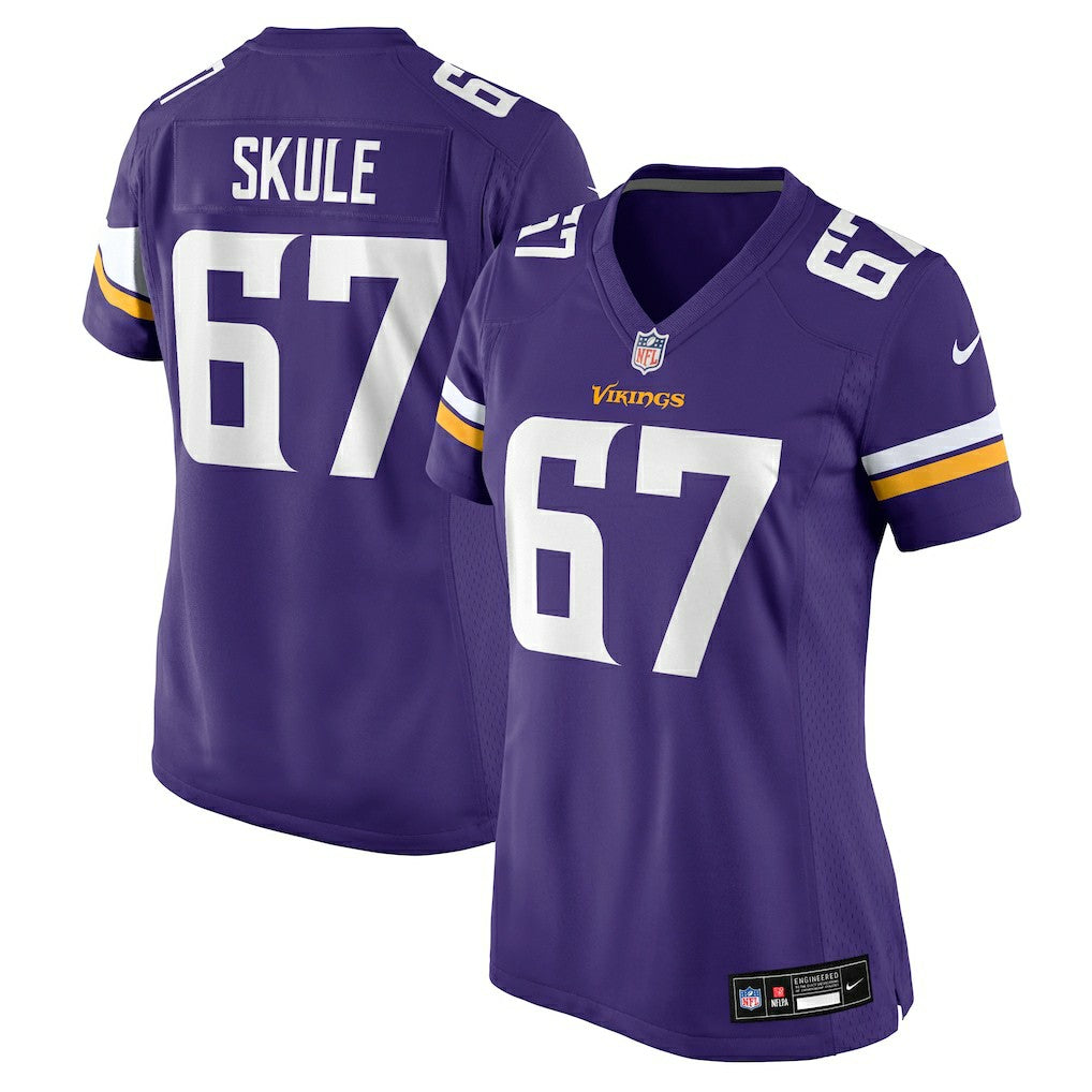 Nike Justin Skule Minnesota Vikings Women's Team Game Jersey Purple