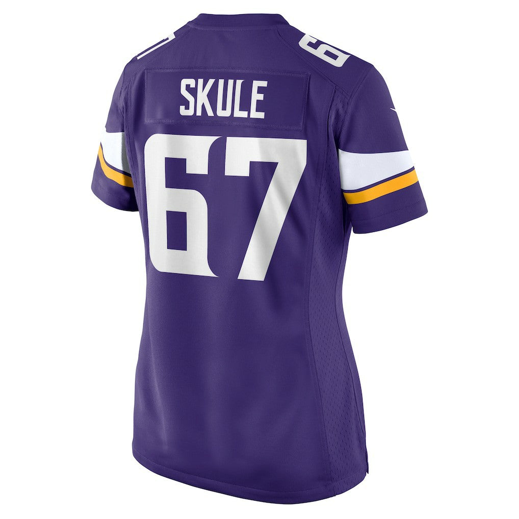 Nike Justin Skule Minnesota Vikings Women's Team Game Jersey Purple