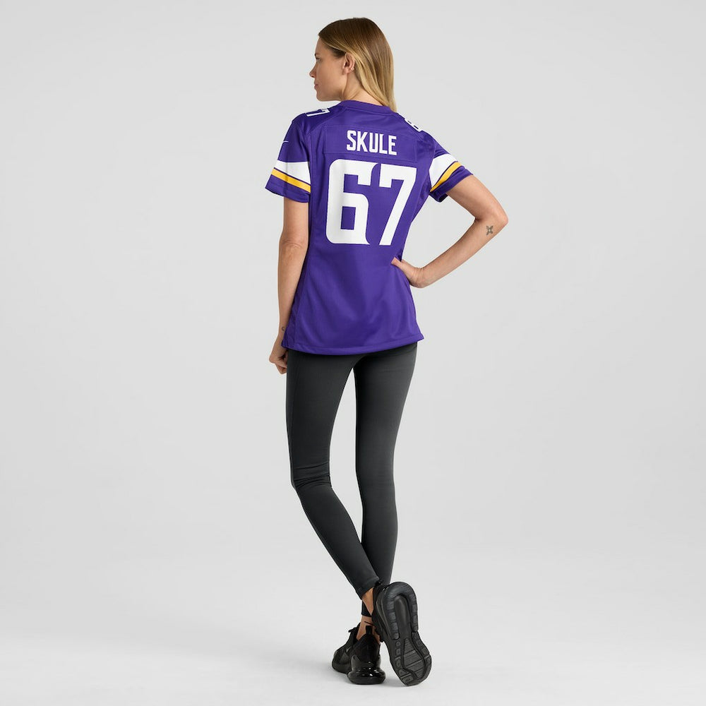 Nike Justin Skule Minnesota Vikings Women's Team Game Jersey Purple