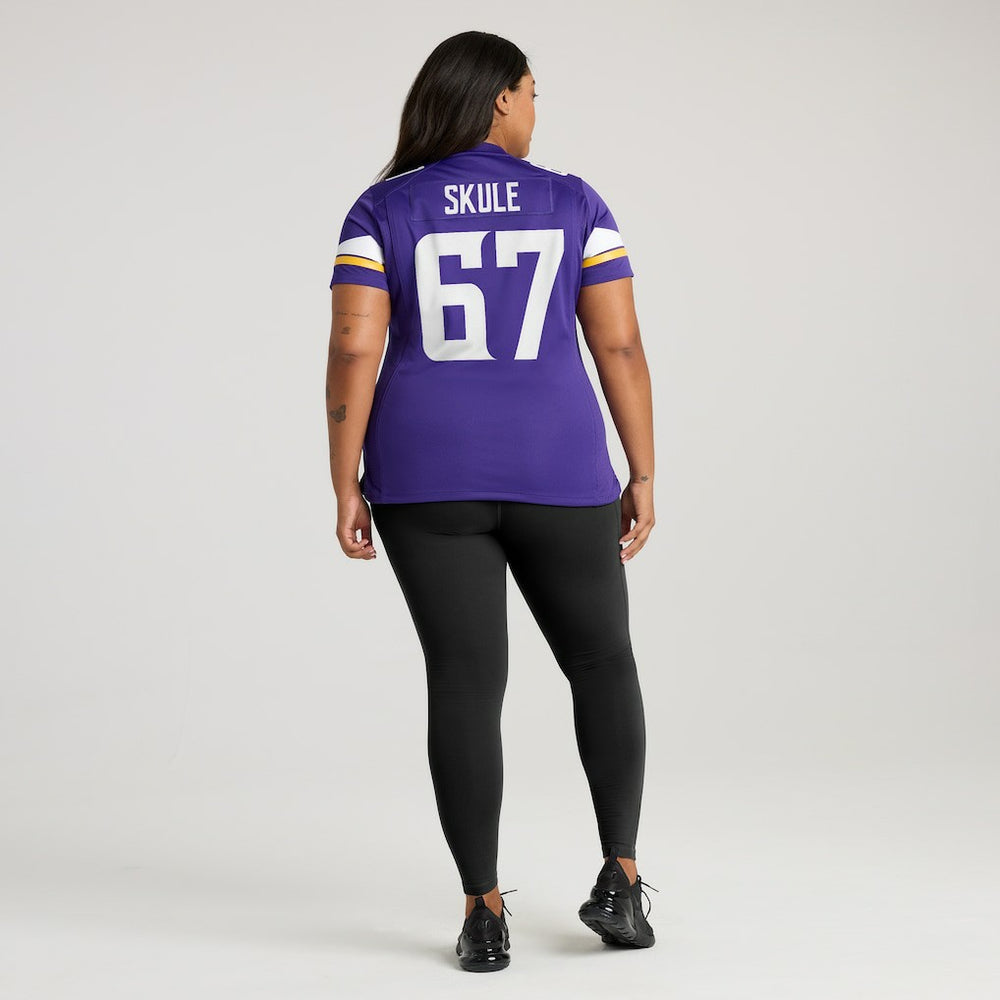 Nike Justin Skule Minnesota Vikings Women's Team Game Jersey Purple