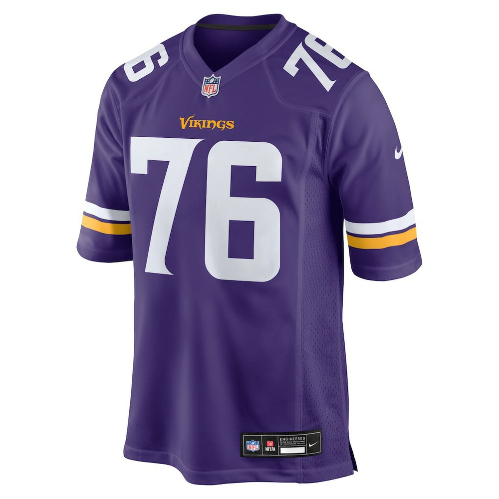 Nike Will Fries Minnesota Vikings Team Game Jersey Purple
