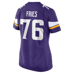 Nike Will Fries Minnesota Vikings Women's Team Game Jersey Purple