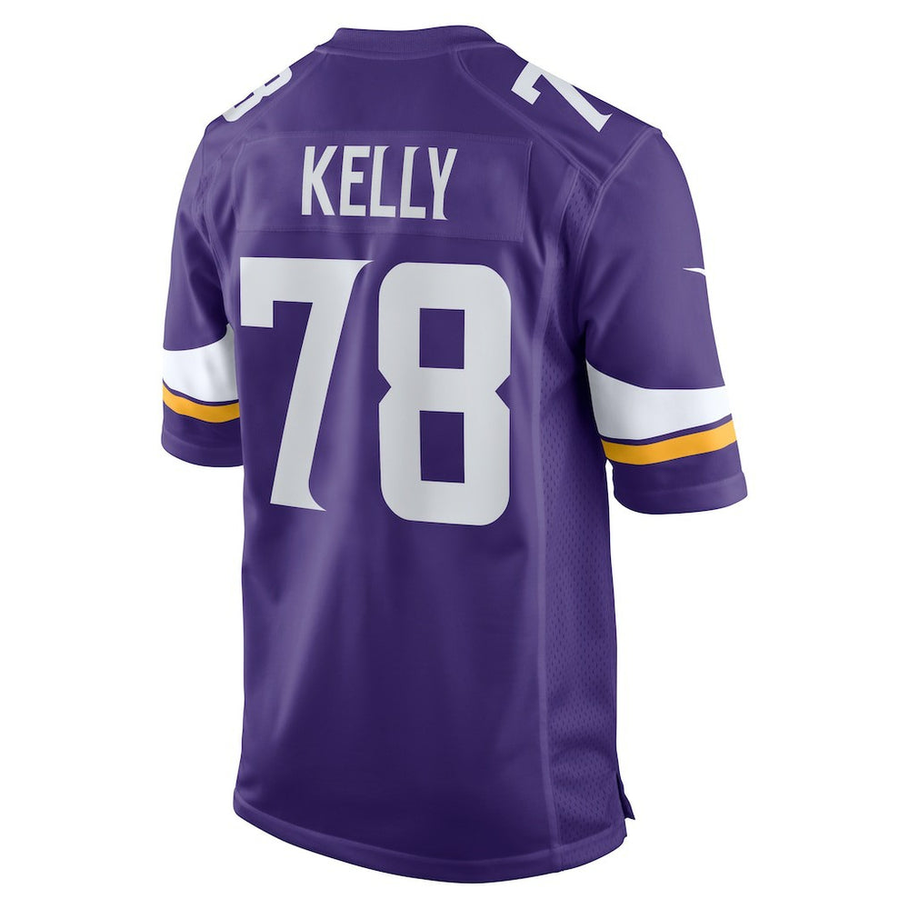 Nike Ryan Kelly Minnesota Vikings Team Game Jersey Purple