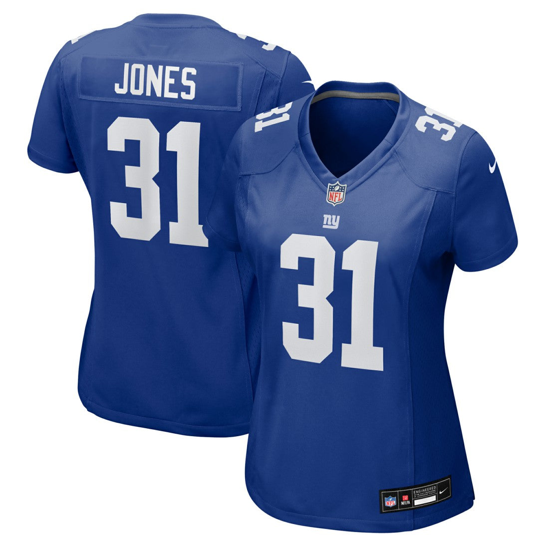Nike Nic Jones New York Giants Women's Team Game Jersey Royal