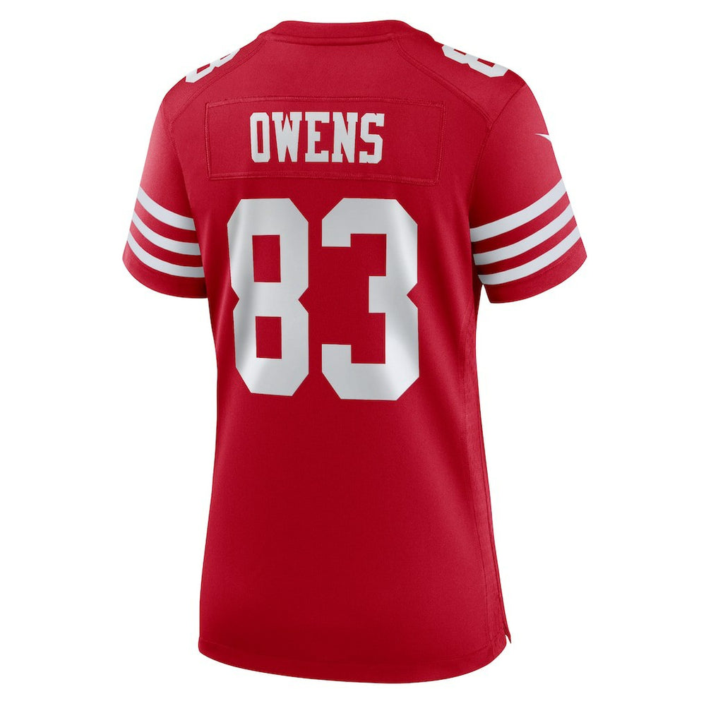 Nike Terique Owens San Francisco 49ers Women's Team Game Jersey Scarlet