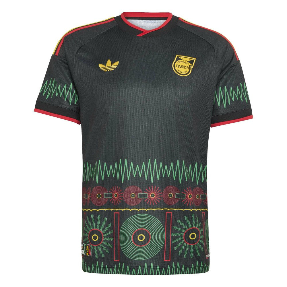 Jamaica National Team 2026 Away Replica Jersey Black - Adidas