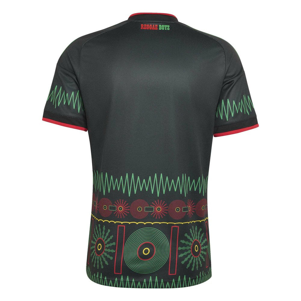 Jamaica National Team 2026 Away Replica Jersey Black - Adidas