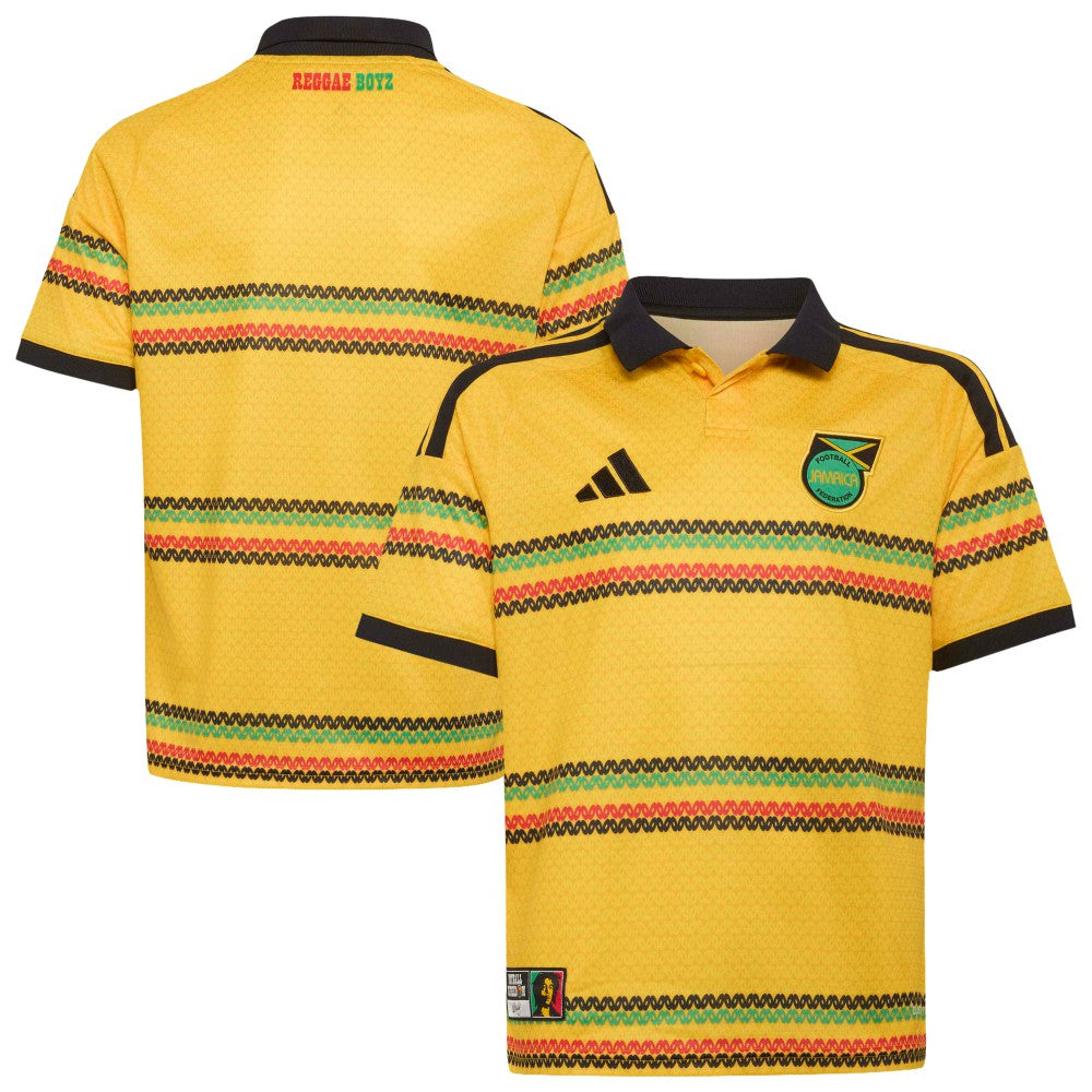 Jamaica National Team Youth 2026 Replica Jersey Yellow - Adidas
