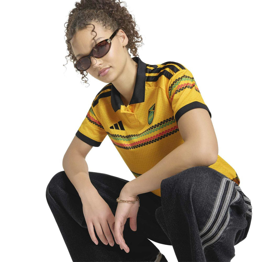 Jamaica National Team Women's 2026 Home Replica Jersey Yellow - Adidas for sale