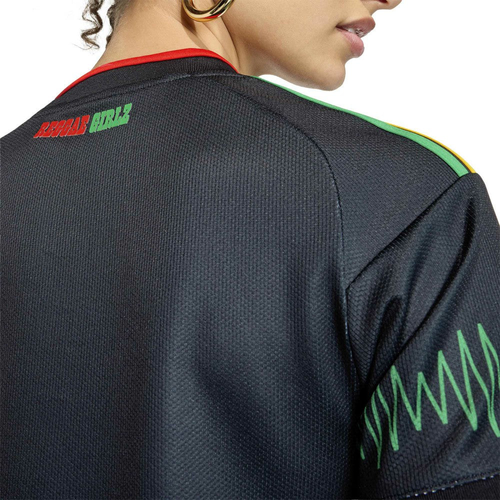 Jamaica National Team Women's 2026 Away Replica Jersey Black - Adidas for sale