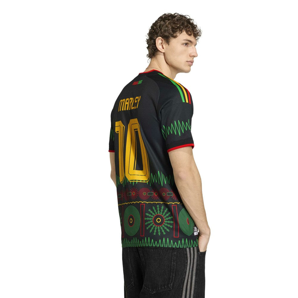 Bob Marley Jamaica National Team 2026 Away Replica Jersey Black - Adidas outlet