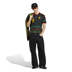 Bob Marley Jamaica National Team 2026 Away Replica Jersey Black - Adidas outlet